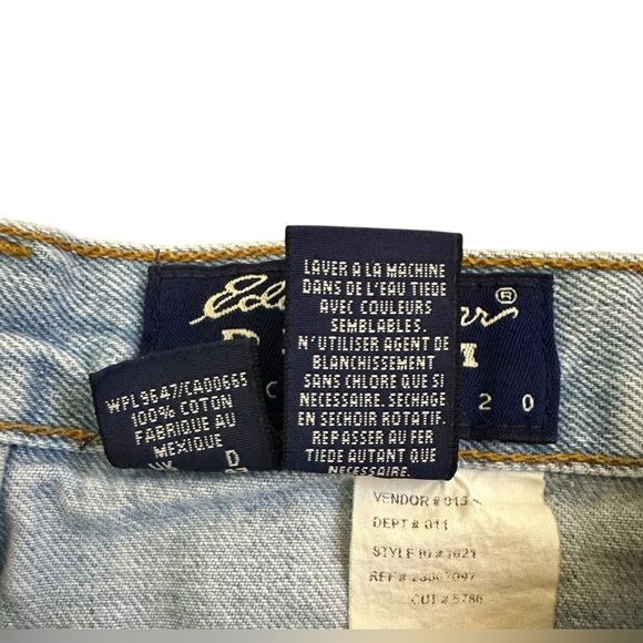 Vintage Eddie Bauer 90s High Rise Straight Leg Jeans Women’s 12 - Picture 6 of 7